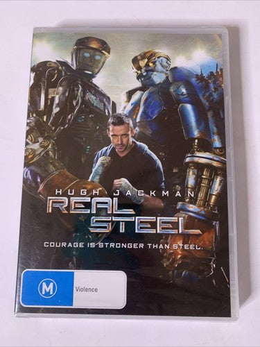Real Steel (DVD, 2011) Hugh Jackman Region 4 NEW