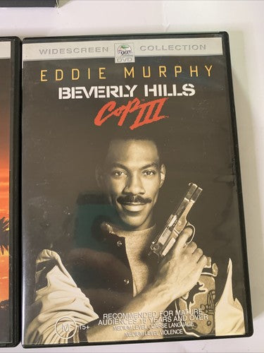 Beverly Hills Cop 1, 2, 3 Collection (DVD, 2000) Eddie Murphy Region 4