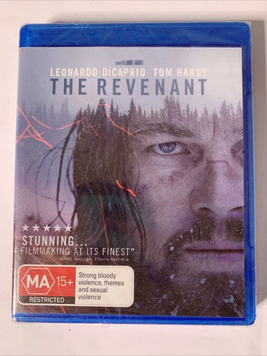 The Revenant (Blu-ray, 2015) Leonardo DiCaprio, Tom Hardy Region B NEW Sealed