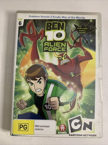 Ben 10 Alien Force : Vol 6 (DVD, 2008) Animation Region 4