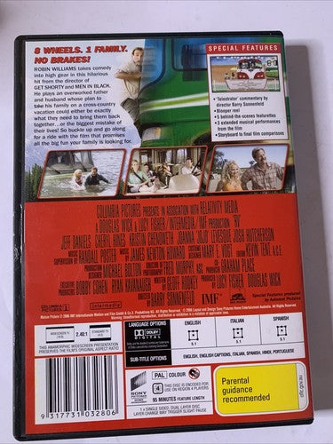 RV Runaway Vacation (DVD, 2006) Robin Williams, Jeff Daniels Region 4