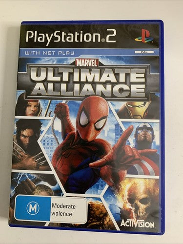 Marvel: Ultimate Alliance PS2 Sony PlayStation 2 PAL Game Complete
