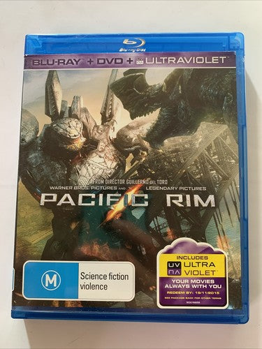 Pacific Rim (Blu-ray + DVD, 2013, 3-Disc) Region B &4