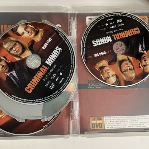 Criminal Minds : Season 1 (DVD, 2005, 6-Disc) Region 4