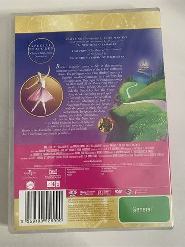 Barbie in the Nutcracker (DVD, 2001) Animated Movie Region 4 &2
