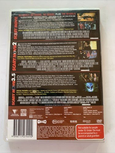 Scary Movie 1, 2 and 3.5 (DVD, 2012, 3-Disc) Region 4