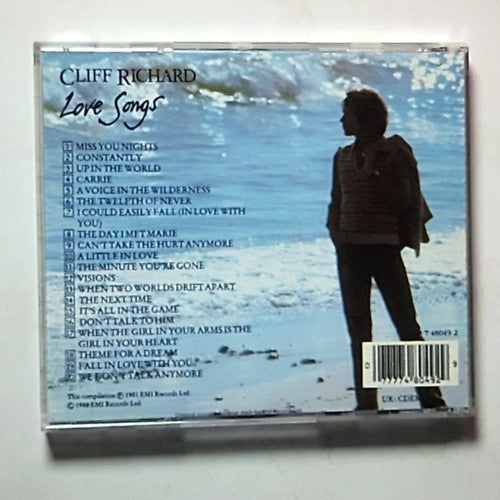 Cliff Richard – Love Songs (CD, 1984) UK CDEMTV 27