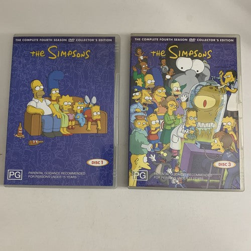 The Simpsons: Season 4 (DVD, 1992, 4-Disc) Region 4