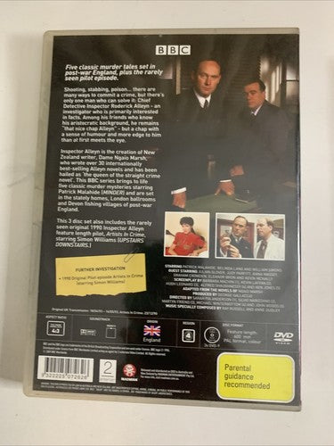 The Inspector Alleyn Mysteries : Series 1 & 2 (DVD, 1992, 5-Disc) Region 4