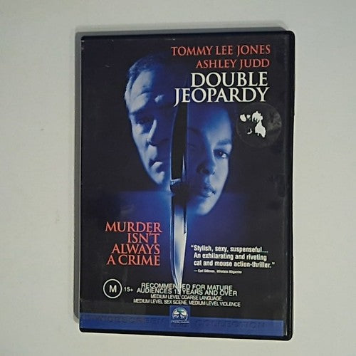 Double Jeopardy (DVD, 1999) Ashley Judd, Tommy Lee Jones Region 4