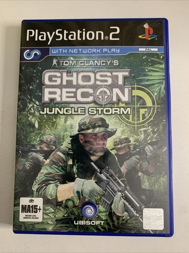 Tom Clancy's Ghost Recon: Jungle Storm PS2 Sony PlayStation 2 PAL Game Complete