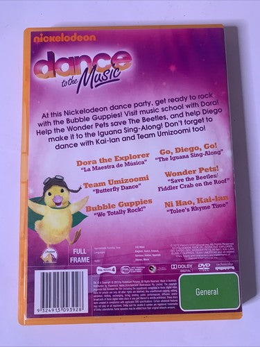Nickelodeon Favorites: Dance to the Music! (DVD, 2013) Animation Region 4
