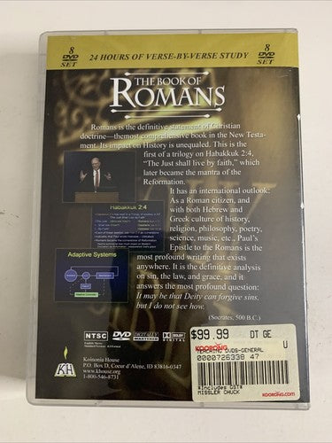 The Books of Romans: An Expositional Commentary (DVD, 8-Disc) Dr Chuck Missler