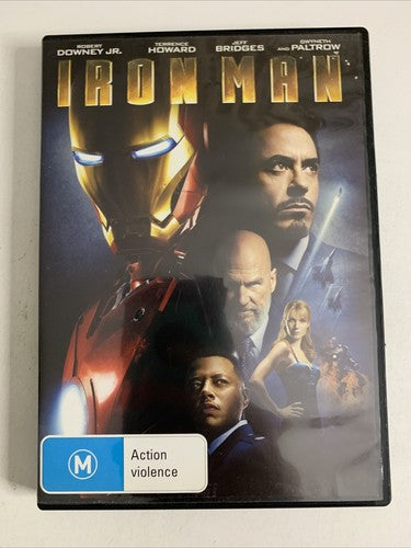 Iron Man (DVD, 2008) Robert Downey Jr., Samuel L. Jackson, Stan Lee Region 4