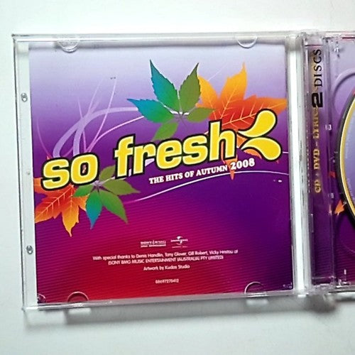 So Fresh: The Hits Of Autumn 2008 + Bonus DVD (CD + DVD, 2008) Australia