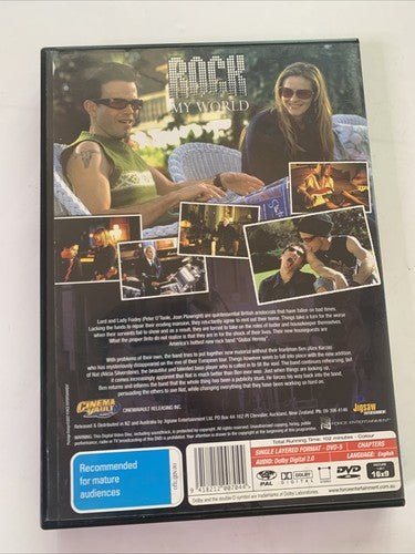 Rock My World (DVD, 2002) Peter O'Toole, Alicia Silverstone Region 4