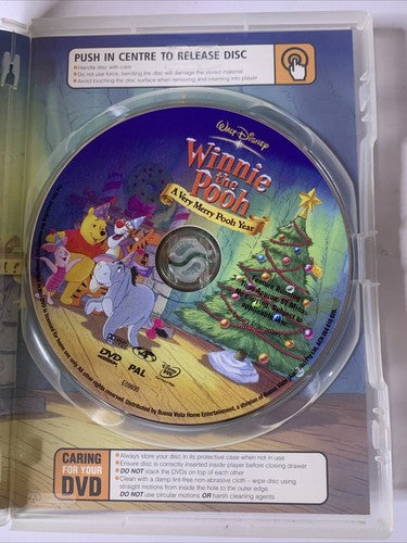 Winnie the Pooh: A Very Merry Pooh Year (DVD, 2002) Disney Animation Region 4