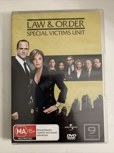 Law and Order Special Victims Unit : Season 9 (DVD, 2007, 5-Disc) Region 4 &2