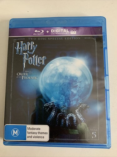 Harry Potter and the Order of the Phoenix  (Blu-ray, 2007, 2-Disc) Region B