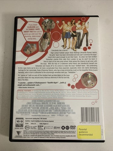 She's the Man (DVD, 2006) Channing Tatum, Amanda Bynes Region 4
