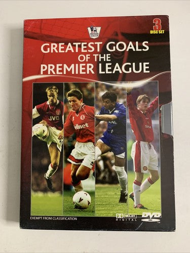 Greatest Goals Of The Premier League (DVD, 3-Discs) Region 4