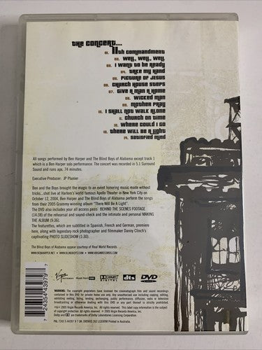 Ben Harper And The Blind Boys Of Alabama – Live At The Apollo (DVD, 2004)