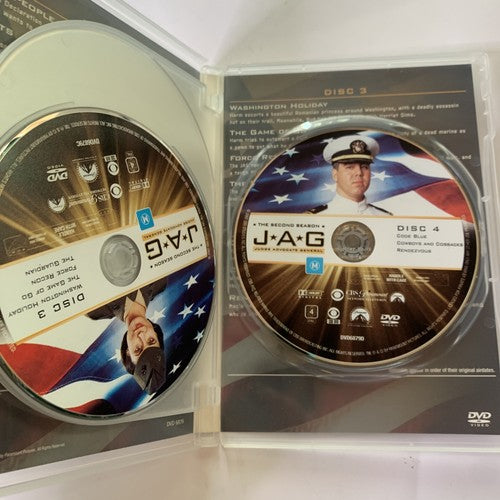 JAG : Season 2 (DVD, 1996, 4-Discs) Region 4