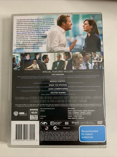The Newsroom : Season 1 (DVD, 2012, 4-Disc) Region 4