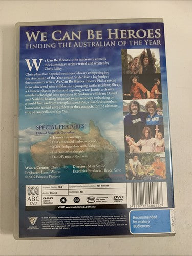 We Can Be Heroes (DVD, 2005) Chris Lilly Comedy Region 4
