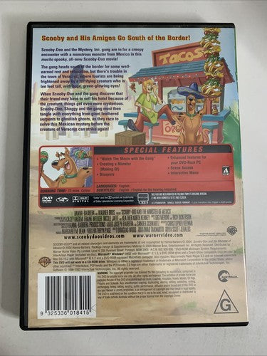 Scooby Doo and the Monster of Mexico (DVD, 2003) Animated Movie Region 4