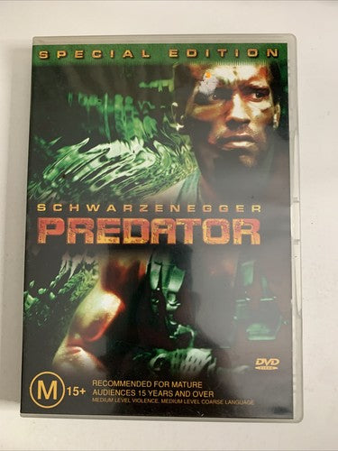 Predator Special Edition (DVD, 1987, 2-Disc) Arnold Schwarzenegger  Region 4