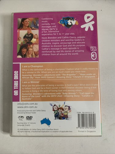OK I Am A Champion / I Am A Winner (DVD) Brendan & Cathy Clancy All Regions NEW