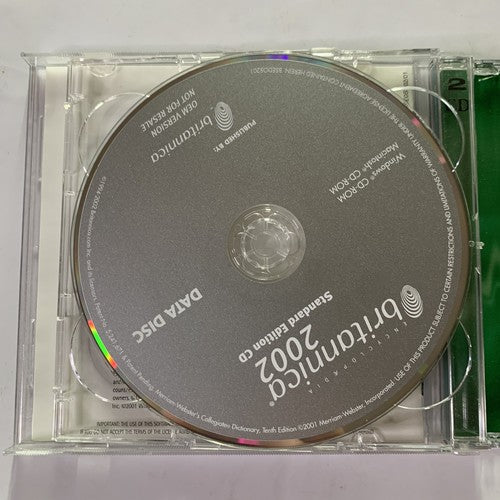 Encyclopaedia Britannica 2002 PC CD-ROM Windows 95/98 Mac