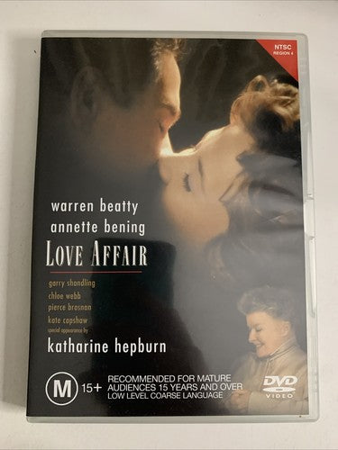Love Affair (DVD, 1994) Annette Bening, Warren Beatty, Katharine Hepburn Region4