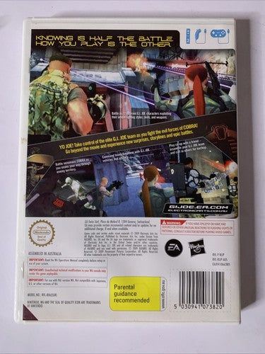 G.I Joe: The Rise Of Cobra 2009 Nintendo Wii PAL Game Complete