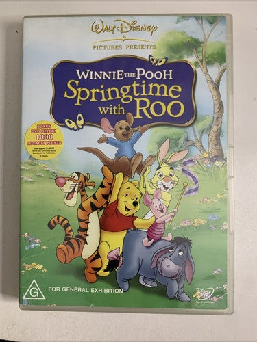 Winnie the Pooh: Springtime with Roo (DVD, 2003) Disney Region 4
