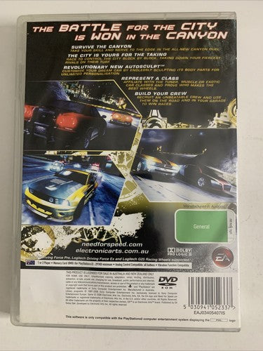 Need For Speed: Carbon PS2 Sony PlayStation 2 PAL Racing Game Complete