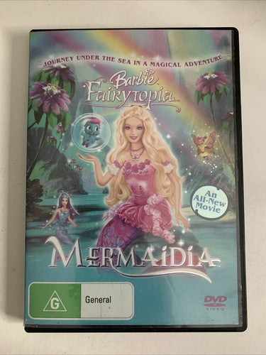 Barbie Fairytopia : Mermaidia (DVD, 2005) Animation Movie Region 4 &2