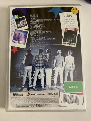 One Direction – Up All Night - The Live Tour (DVD, 2012) All Regions