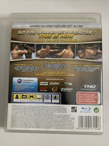 UFC Undisputed 2010 PS3 Sony PlayStation 3 Game Complete