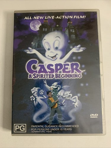 Casper: A Spirited Beginning (DVD, 1997) Animation Film Region 4