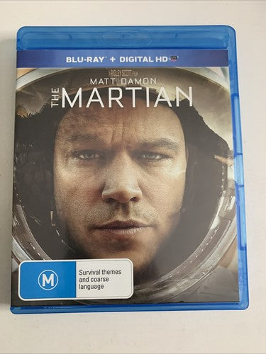 The Martian (Blu-ray, 2014) Matt Damon Region B