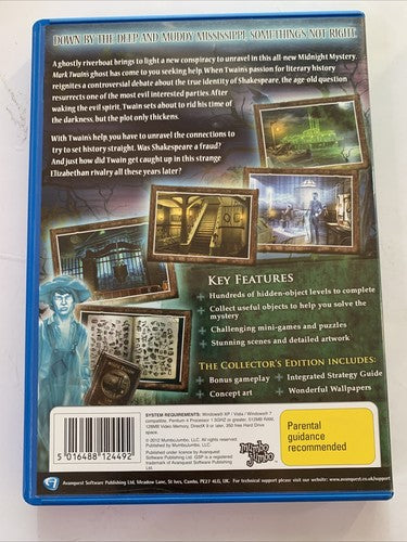 Midnight Mysteries : Devil On The Mississippi PC CD-ROM Hidden Object Game NEW