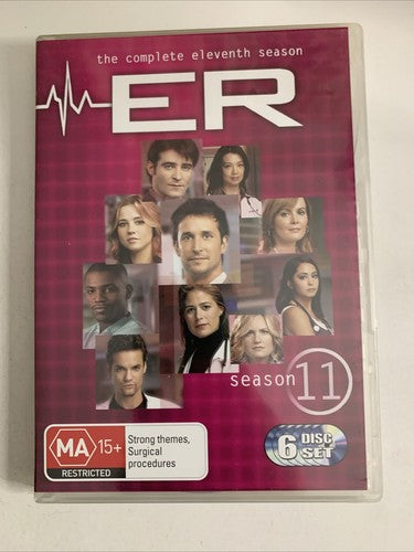ER: The Complete Season 11 (DVD, 2005, 6-Disc) Region 4