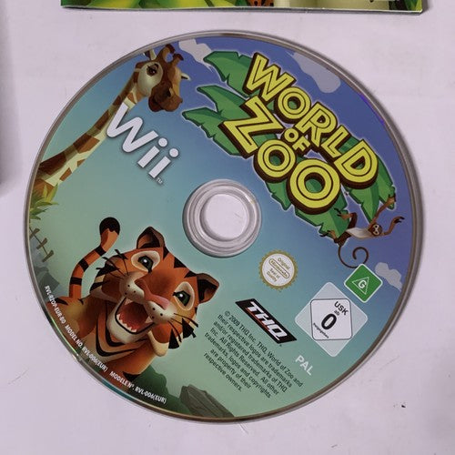 World of Zoo Nintendo Wii PAL 2009 Game Complete