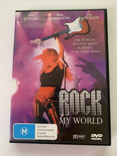 Rock My World (DVD, 2002) Peter O'Toole, Alicia Silverstone Region 4