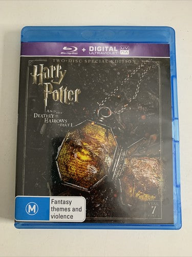 Harry Potter and the Deathly Hallows : Part 1 (Blu-ray, 2011, 2-Disc) Region B