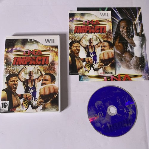 TNA Impact Total Nonstop Action Wrestling 2008 Nintendo Wii PAL Game Complete