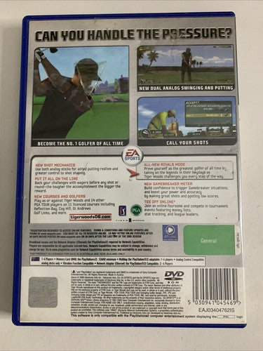 Tiger Woods PGA Tour 2006 PS2 Sony PlayStation 2 PAL Golf Game