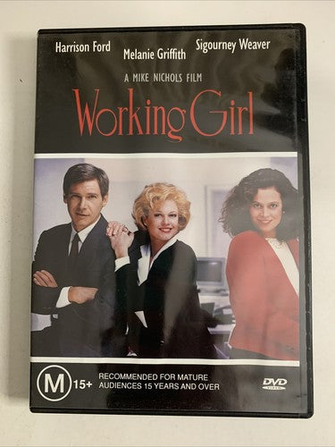 Working Girl (DVD, 1988) Harrison Ford, Melanie Griffith, Sigourney Weaver